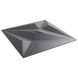 vidaXL N&aacute;stěnn&eacute; panely 12 ks 50 x 50 cm Hvězdov&aacute; &scaron;ed&aacute; XPS pěna