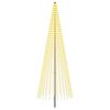 vidaXL LED v&aacute;nočn&iacute; strom 385 cm 1148 LED Tepl&aacute; b&iacute;l&aacute; Železo Čern&aacute;