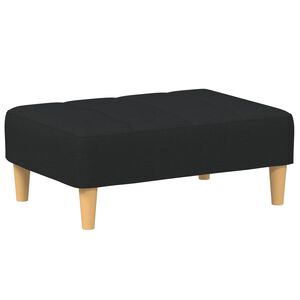 vidaXL Podnožka čern&aacute; 77 x 55 x 31 cm textil