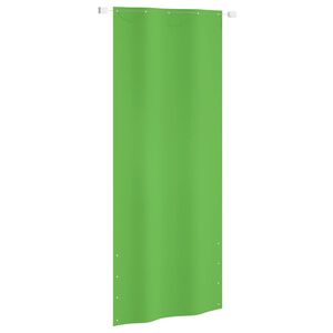 vidaXL Balkonov&aacute; z&aacute;stěna světle zelen&aacute; 100 x 240 cm oxfordsk&aacute; l&aacute;tka