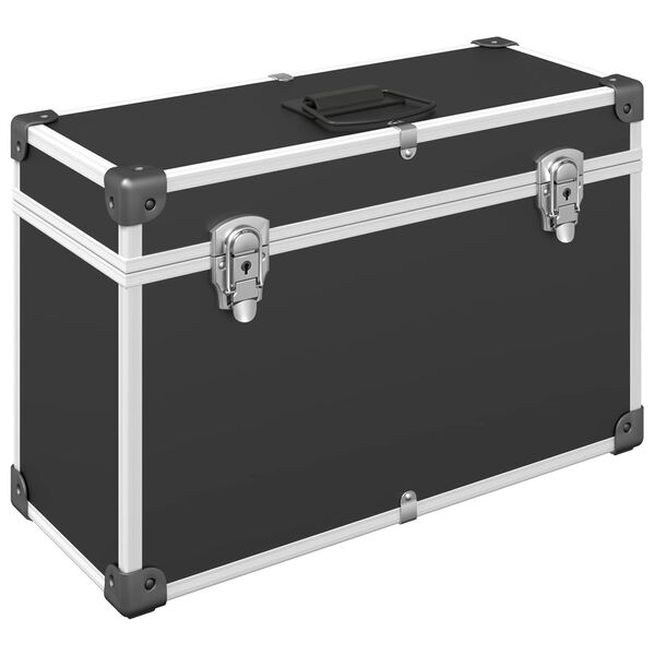 vidaXL &Uacute;chyty na skř&iacute;ň 2 pcs Čern&aacute; 85 x 45 mm kov