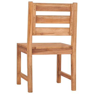 VidaXL Zahradní židle 4 ks masivní teakové dřevo