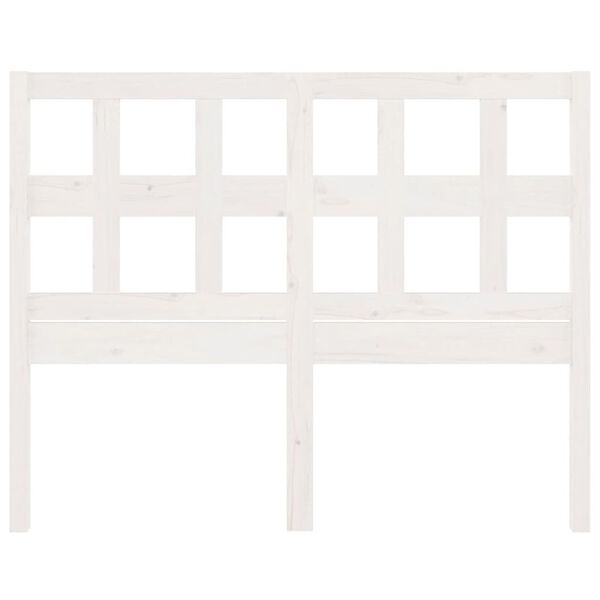 vidaXL Čelo postele b&iacute;l&eacute; 185,5 x 4 x 100 cm masivn&iacute; borovice