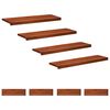 vidaXL Schodi&scaron;ťov&eacute; n&aacute;&scaron;lapy 8 ks 90 x 25 x 2 cm Hněd&aacute;
