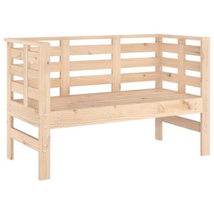 vidaXL Zahradn&iacute; lavice 111,5 x 53 x 71 cm masivn&iacute; borov&eacute; dřevo