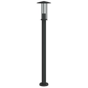 vidaXL Venkovn&iacute; stojac&iacute; lampa čern&aacute; 100 cm nerezov&aacute; ocel