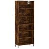 vidaXL Skř&iacute;ň kouřov&yacute; dub 69,5 x 32,5 x 180 cm kompozitn&iacute; dřevo