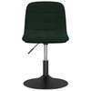 vidaXL Barov&aacute; židle tmavě zelen&aacute; samet