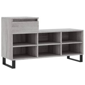 vidaXL Botn&iacute;k &scaron;ed&yacute; sonoma 102x36x60 cm kompozitn&iacute; dřevo