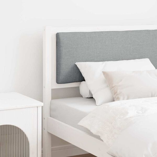 vidaXL Čelo postele Jiný Bílá 100 cm Masivní borovicové dřevo