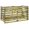 vidaXL Laťkov&yacute; kompost&eacute;r impregnovan&aacute; borovice 180 x 90 x 90 cm