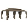 vidaXL Alt&aacute;n se z&aacute;věsy 600 x 298 x 270 cm taupe 180 g/m&sup2;