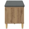 vidaXL Chodbičkov&aacute; lavice s pol&scaron;t&aacute;řem Artisanov&yacute; dub 60 x 38 x 46 cm