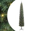 vidaXL Uměl&yacute; v&aacute;nočn&iacute; stromeček Zelen&aacute; 270 cm PVC, ocel a plast