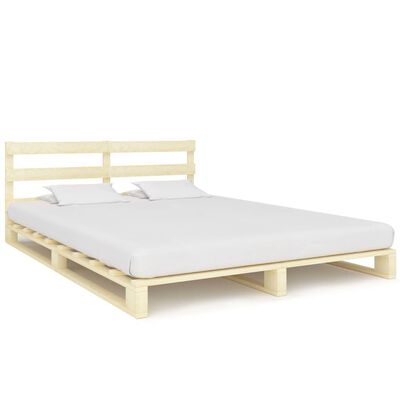 vidaXL Rám postele z palet masivní borovice 180 x 200 cm