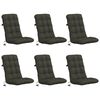 vidaXL Polstry na křesla s vysok&yacute;m opěradlem - 6 kusů VIANEN 6 pcs