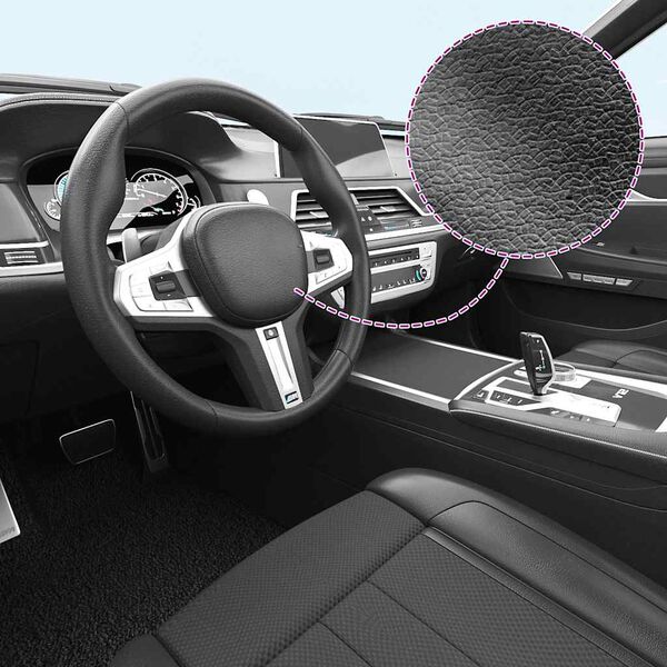 vidaXL Fólie na auto 2 ks matné černé 100 x 150 cm + 50 x 150 cm