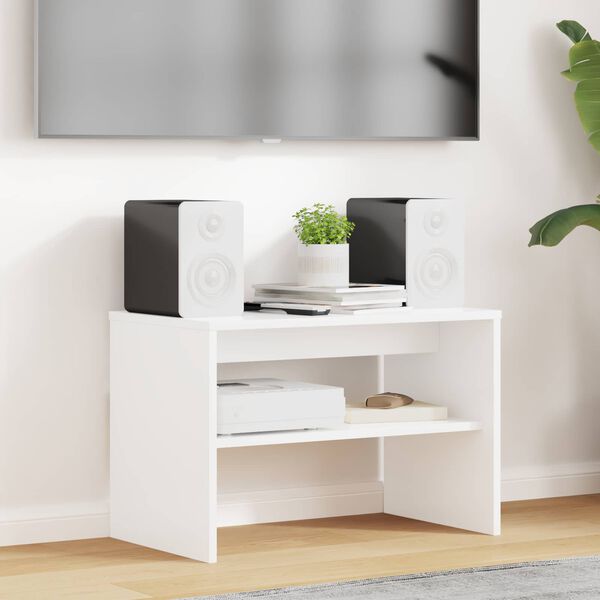 vidaXL Televizn&iacute; skř&iacute;ň B&iacute;l&aacute; 60 x 35 x 40 cm kompozitn&iacute; dřevo