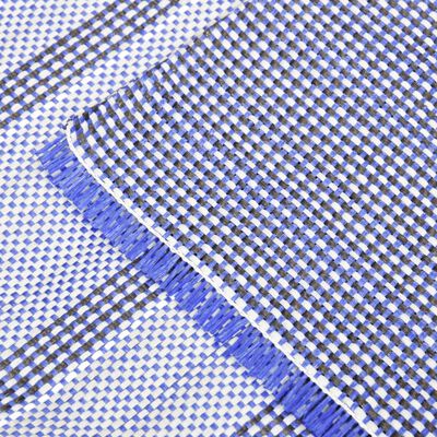 vidaXL Koberec do stanu 700 x 250 cm modrý