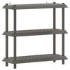 vidaXL Reg&aacute;lov&aacute; jednotka 3 pater 100 x 40 x 96 cm PP Světle &scaron;ed&aacute;