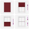 vidaXL Plisovan&aacute; roleta Bordeauxsk&aacute; červen&aacute; 100x150 cm &Scaron;&iacute;řka l&aacute;tky