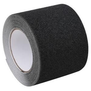 vidaXL Protiskluzov&aacute; p&aacute;ska čern&aacute; 0,1 x 10 m PVC
