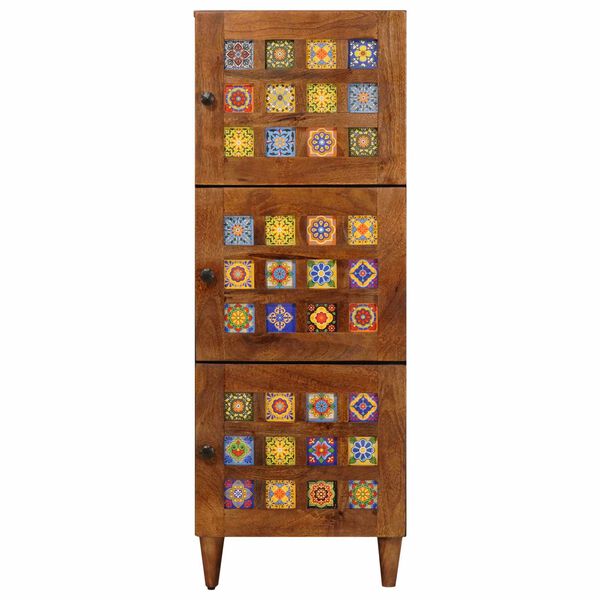 vidaXL Vysok&yacute; bufet s &uacute;loži&scaron;těm Vla&scaron;sk&yacute; ořech 40 x 33,5 x 110 cm