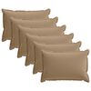 vidaXL Pol&scaron;t&aacute;ř 6 ks HOUTEN Taupe 40 x 60 cm Polyester