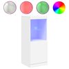 vidaXL Př&iacute;born&iacute;k s LED osvětlen&iacute;m b&iacute;l&yacute; 41 x 37 x 100 cm