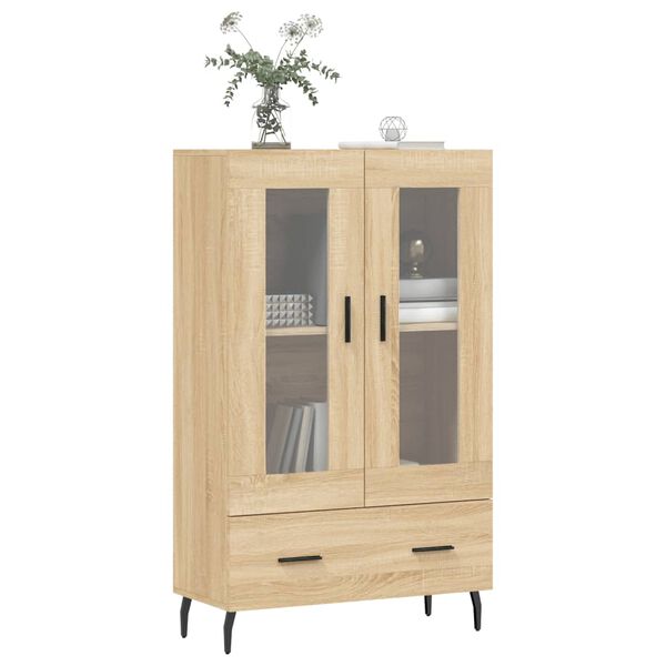 vidaXL Skř&iacute;ň highboard dub sonoma 69,5 x 31 x 115 cm kompozitn&iacute; dřevo