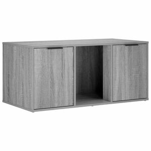 vidaXL N&aacute;bytek pro kočič&iacute; přepravku &Scaron;ed&yacute; Sonoma 100 x 49 x 45 cm