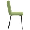 vidaXL Jídelní židle 2 ks světle zelené samet