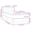 vidaXL Box spring postel s matrac&iacute; růžov&aacute; 90x210 cm samet