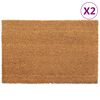 vidaXL Rohožky před dveře 2 ks př&iacute;rodn&iacute; 40 x 60 cm kokosov&eacute; vl&aacute;kno