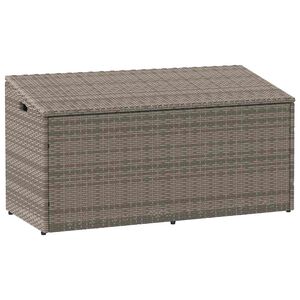 vidaXL Zahradn&iacute; &uacute;ložn&yacute; box &scaron;ed&yacute; 110 x 50 x 58 cm polyratan