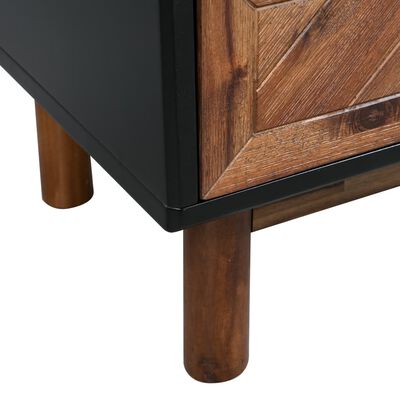 vidaXL TV stolek z masivního akáciového dřeva, 100 x 35 x 45 cm