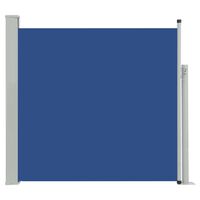 vidaXL Zatahovací boční markýza/zástěna na terasu 170 x 300 cm modrá