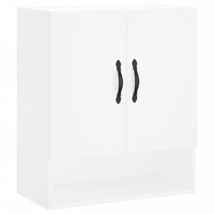 vidaXL N&aacute;stěnn&aacute; skř&iacute;ňka b&iacute;l&aacute; 60 x 31 x 70 cm kompozitn&iacute; dřevo