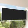 vidaXL Terasov&aacute; zatahovac&iacute; bočn&iacute; mark&yacute;za 140 x 300 cm čern&aacute;