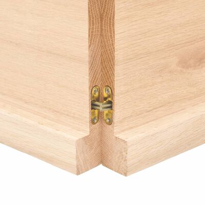 vidaXL Koupelnová deska 180x40x(2-4) cm neošetřené masivní dřevo