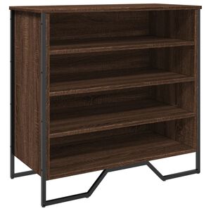 vidaXL Botn&iacute;k hněd&yacute; dub 80 x 38 x 78 cm kompozitn&iacute; dřevo