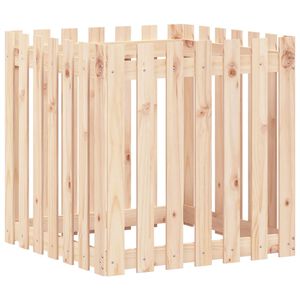 vidaXL Zahradn&iacute; truhl&iacute;k plotov&yacute; design 70x70x70 cm masivn&iacute; borovice
