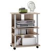 FMD TV/Hi-Fi se 3 přihr&aacute;dkami 65 x 40 x 79,2 cm dub