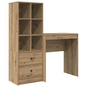 vidaXL Stůl Artisanov&yacute; dub 115,5 x 40 x 127 cm 2 ks