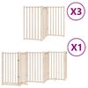 vidaXL Z&aacute;brana pro psy s dv&iacute;řky skl&aacute;dac&iacute; 15 panelů 750 cm topol