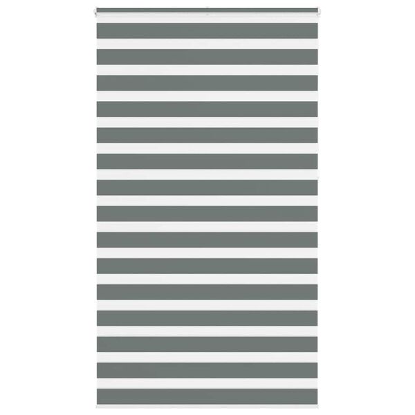 vidaXL Zebra roleta tmavě &scaron;ed&aacute; 120x230cm &scaron;&iacute;řka l&aacute;tky 115,9cm polyester