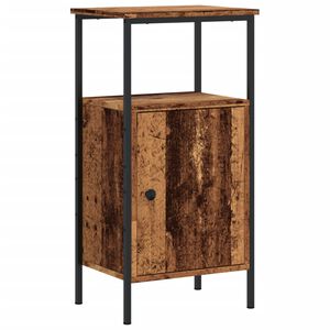 vidaXL Nočn&iacute; stolek old wood 41 x 31 x 80 cm kompozitn&iacute; dřevo