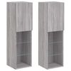 vidaXL TV skř&iacute;ňky s LED osvětlen&iacute;m 2 ks &scaron;ed&eacute; sonoma 30,5 x 30 x 102 cm