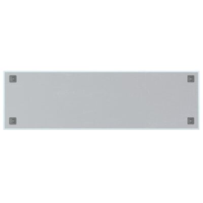 vidaXL Nástěnná magnetická tabule bílá 100 x 30 cm tvrzené sklo
