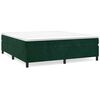vidaXL R&aacute;m postele s boxspringem tmavě zelen&aacute; 200 x 200 cm samet